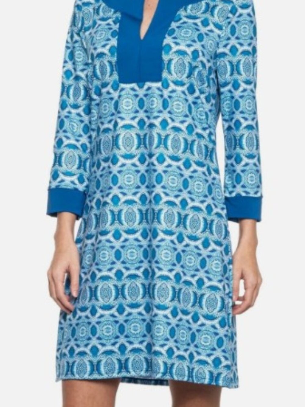 NWT CABANA LIFE UPF 50+ Road Map Blue Beach Swim Coverup Medium Retail $110.00